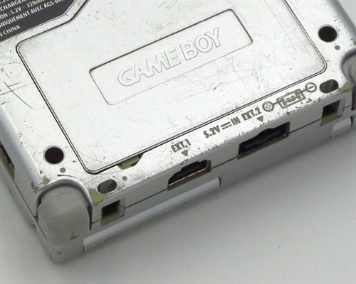 Gameboy Advance SP - Model AGS-001 - Platinum - Konsol - SNR XEF12185730 (C Grade) (Genbrug)